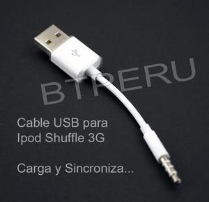 Cable Usb Cargador Sincroniza Ipod Shuffle 3 4 3g 4g 5g