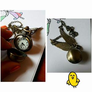 Collar Reloj Snitch Harry Potter