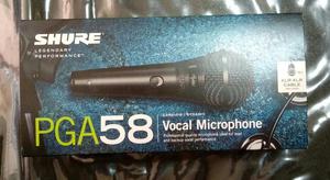 Microfonos Shure Pga 58 Profesional