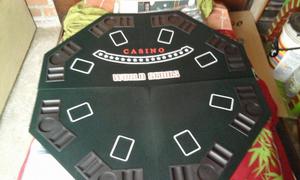 poker de  fichas mesa todo nuevo de 8 juegadores