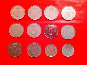 12 Monedas de Bélgica