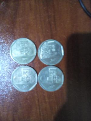 3 Monedas del Tumi 1 Moneda de Machupicchu