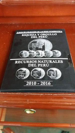 Album Completo de Monedas de Colección Riqueza y Orgullo
