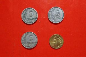 Monedas 5 centavos Perú