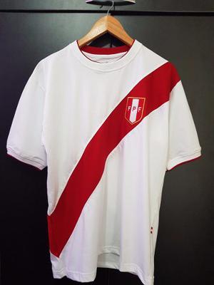 Polo Camiseta Selección Peruana 100% Algodón Nuevo
