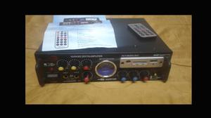 Amplificador Stereo 150w,estereo,karaoke,radio,usb,SD