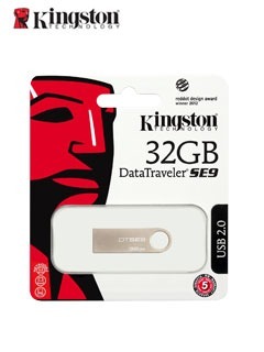 Memoria Flash Usb Kingston Datatraveler Se9, 32gb, Usb 2.0,