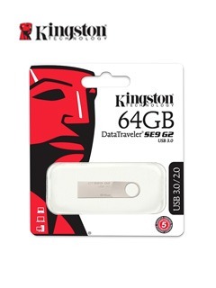 Memoria Usb Flash Kingston Datatraveler Se9 G2, 64gb, Usb 3.