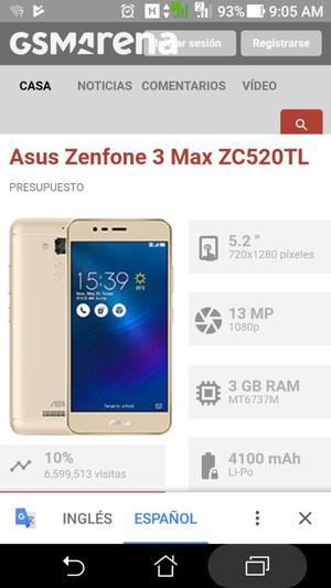 Asus Zenfone 3 Max gb 13mp