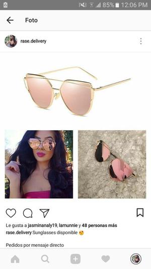 Gafas de Sol para Mujer Gold Pink