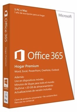 Office 365 Hogar Premium 5 Pc O Mac En Caja