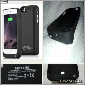 Power Case Iphone 5/5C/5S Lámina de Vidrio Templado