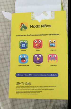 Tablet Samsung Kids Nueva