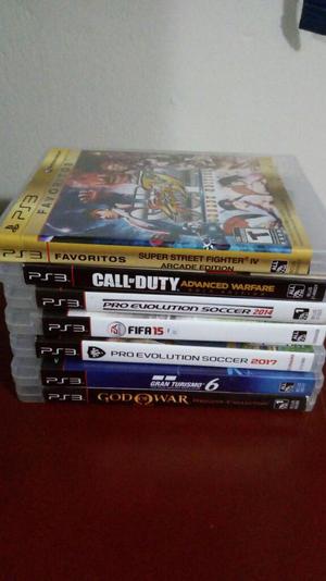 6 Video Juegos para Ps3