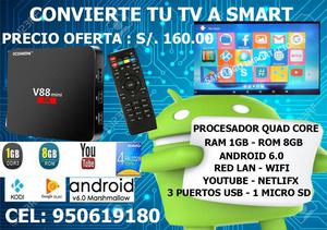 Convierte tu tv a smart con SMARTBOX TV