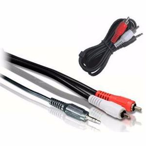 Cable Audio Jack Macho 3.5mm A 2 Rca Isc