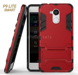 Case Huawei P9 Lite Smart Rojo Gris