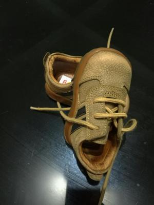 Zapatos Cuero T18 Niño