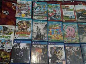 Juegos De Wii U, Wii,ps4,ps3