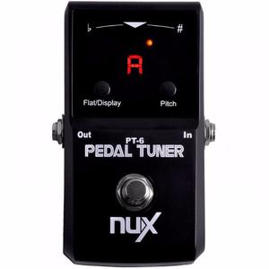 Nux Pt6 Pedal Afinador Cromático True Bypass Para Guitarra