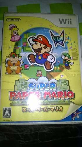 Paper Mario - Nintendo Wii - Edicion Asia