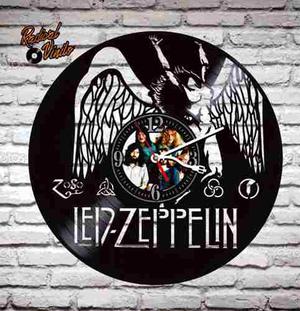 Reloj De Vinilo Retro Led Zeppelin