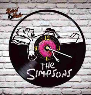Reloj De Vinilo Retro The Simpson Homero
