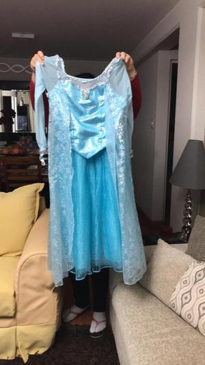 Vestido de Frosen Elsa Talla 
