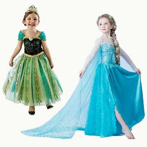 Vestidos de Elsa Ana Frozen Nuevos 4,5,6