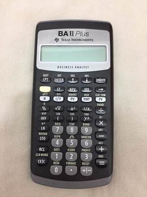 Calculadora Financiera Texas Instruments Ba-ii Plus