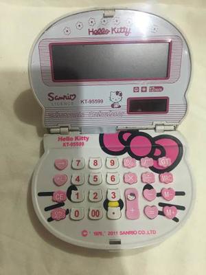 Hello Kitty Calculadora Blanca Japón Usada Bien Estado