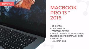 Macbook Pro Retina 13 Cigb 8gb / Late  / Space Grey