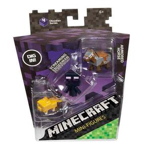 Minecraft Minifiguras Zombie Gato Atigrado Enderman Caballo
