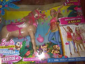 Muñeca Barbie Y Caballo ¡a Bailar! (original)