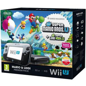 Nintendo Wiiu Mario Luigi U Bundle 2 Juegos completo