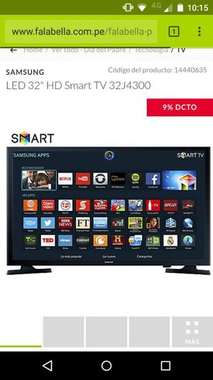 Smart Tv Samsung 32 Semi Nuevo