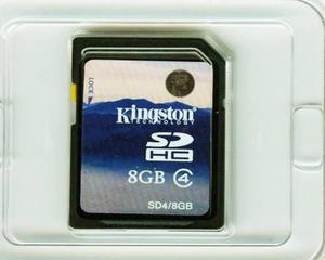 Tarjeta de memoria SDHC de 8 GB clase 4