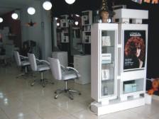 EXHIBIDOR DE PELUQUERIA