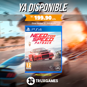 Need For Speed Payback Ps4