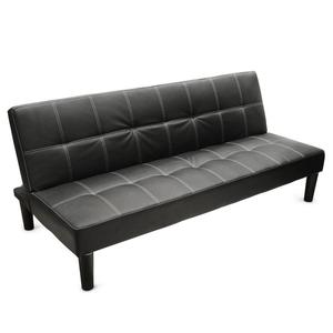 Sofa cama futon de cuero ultra resistente, Espaldar 3
