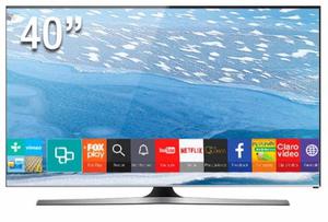 Televisor Samsung LED Smart Full HD 40'' UN40J Plateado