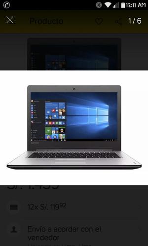 Laptop Lenovo Core I3 6ta Generacion