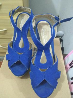 Zapatos de Fiesta Azul