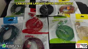 CABLES USBS SUPER RESISTENTES Y DE LARGO ALCANCE