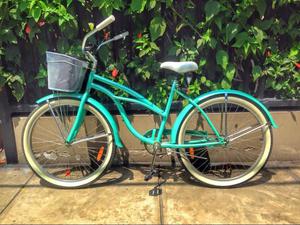 Bicicleta Vintage Color Aqua REMATÓ