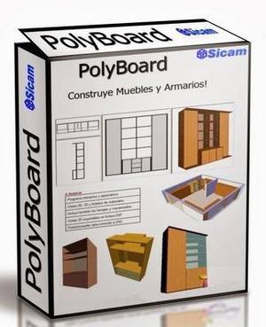 Clases Polyboard 6.05 Muebles + 500 Diseños + Opticut5
