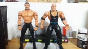 Figuras WWE WCW x 35 buff bagwell y Konan