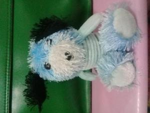 PELUCHE PERRITO CELESTE