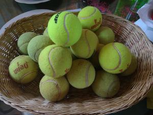 Vendo 18 Pelotas Tenis