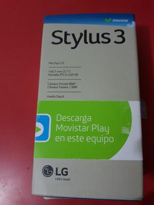 Lg Stylus 3 en Caja